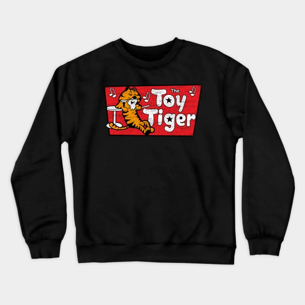 The Toy Tiger Crewneck Sweatshirt by zurcnami